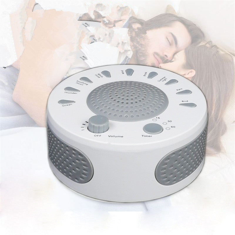JMT-249226 White Noise Sleep Machine with 9 Sound Options, Automatic Timer, and Portable Design