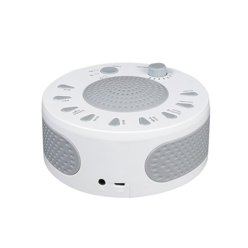 JMT-249226 White Noise Sleep Machine with 9 Sound Options, Automatic Timer, and Portable Design