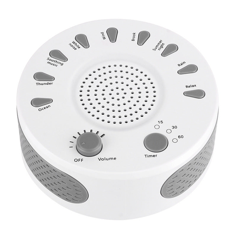 JMT-249226 White Noise Sleep Machine with 9 Sound Options, Automatic Timer, and Portable Design