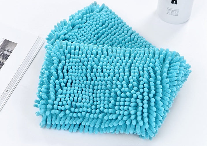 JMT-249354 Super Absorbent Pet Chenille Towel - Available in Blue, Pink, and Purple