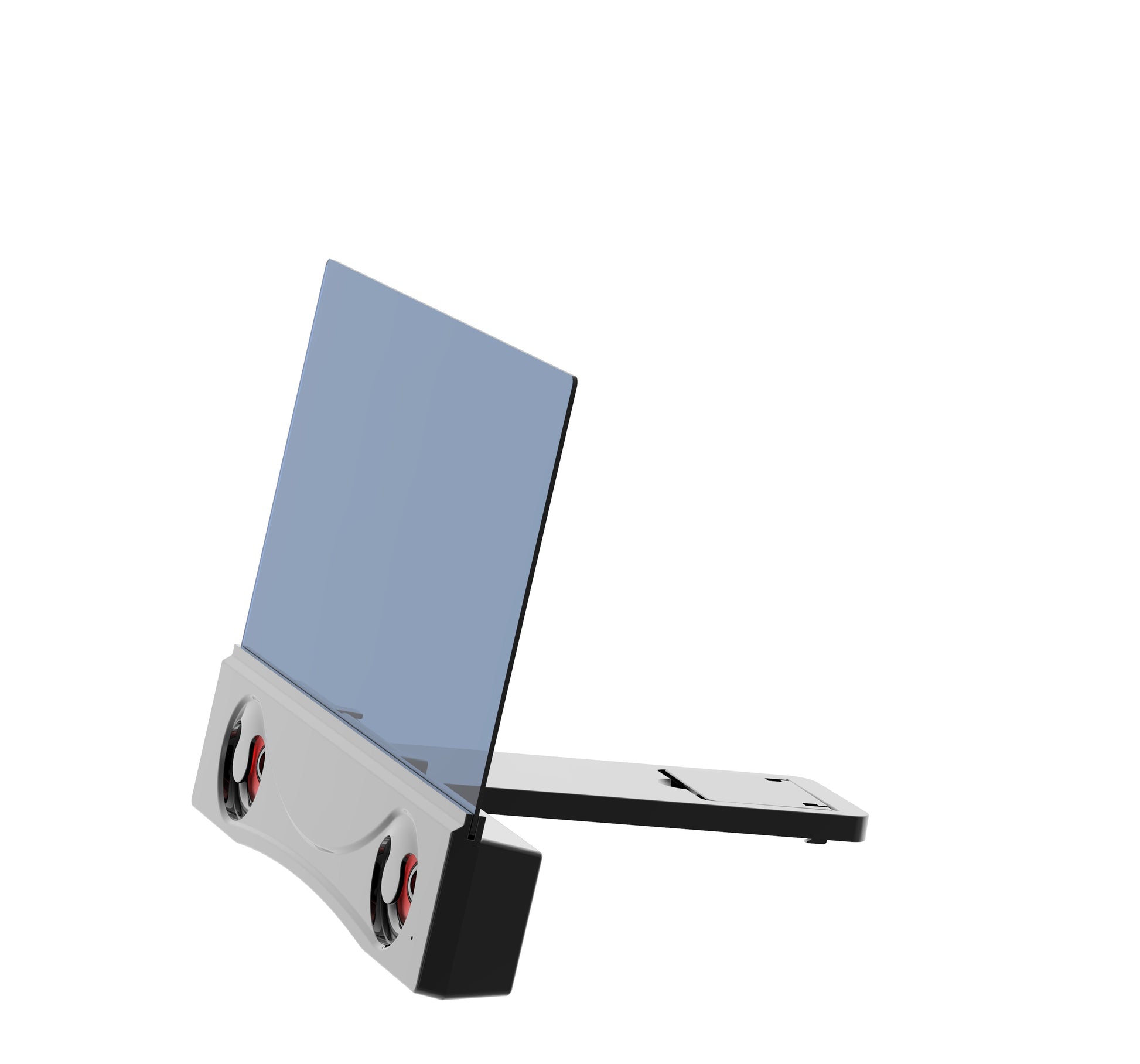 JMT-249738 Mobile Phone Universal Video Magnification Screen Magnifier with Bluetooth Amplifier and Blue Light