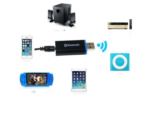 JMT-250058 Bluetooth 5.0 Car Audio Receiver Adapter with 5m Wireless Range