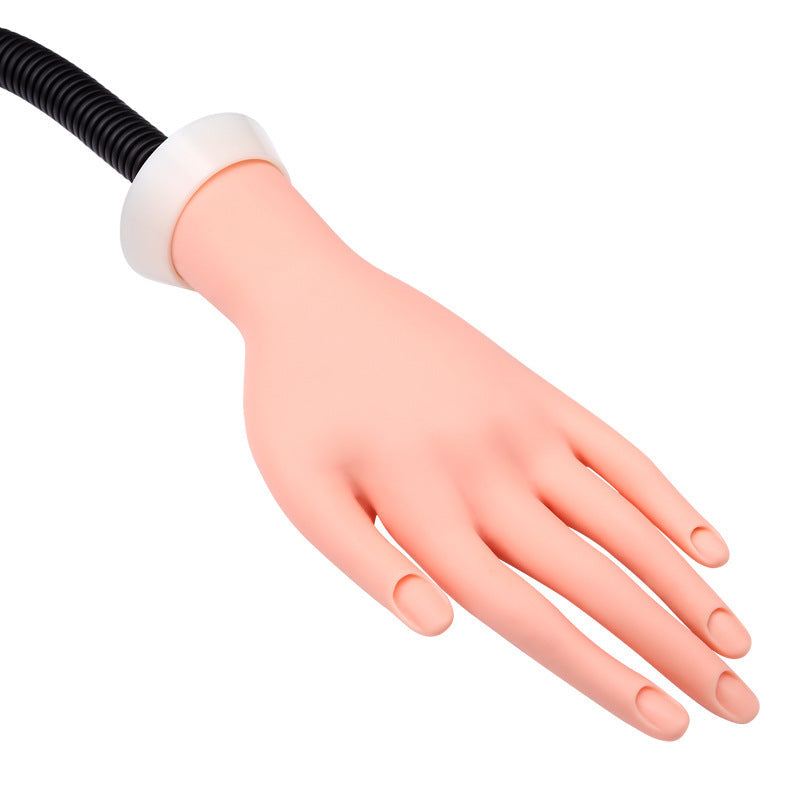 JMT-250186 Adjustable Nail Art Practice Hand with Movable Arm for Nail Techniques