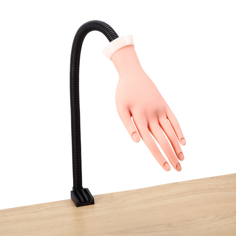 JMT-250186 Adjustable Nail Art Practice Hand with Movable Arm for Nail Techniques