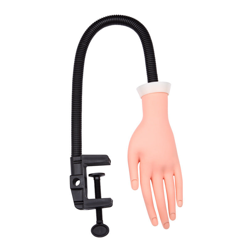 JMT-250186 Adjustable Nail Art Practice Hand with Movable Arm for Nail Techniques