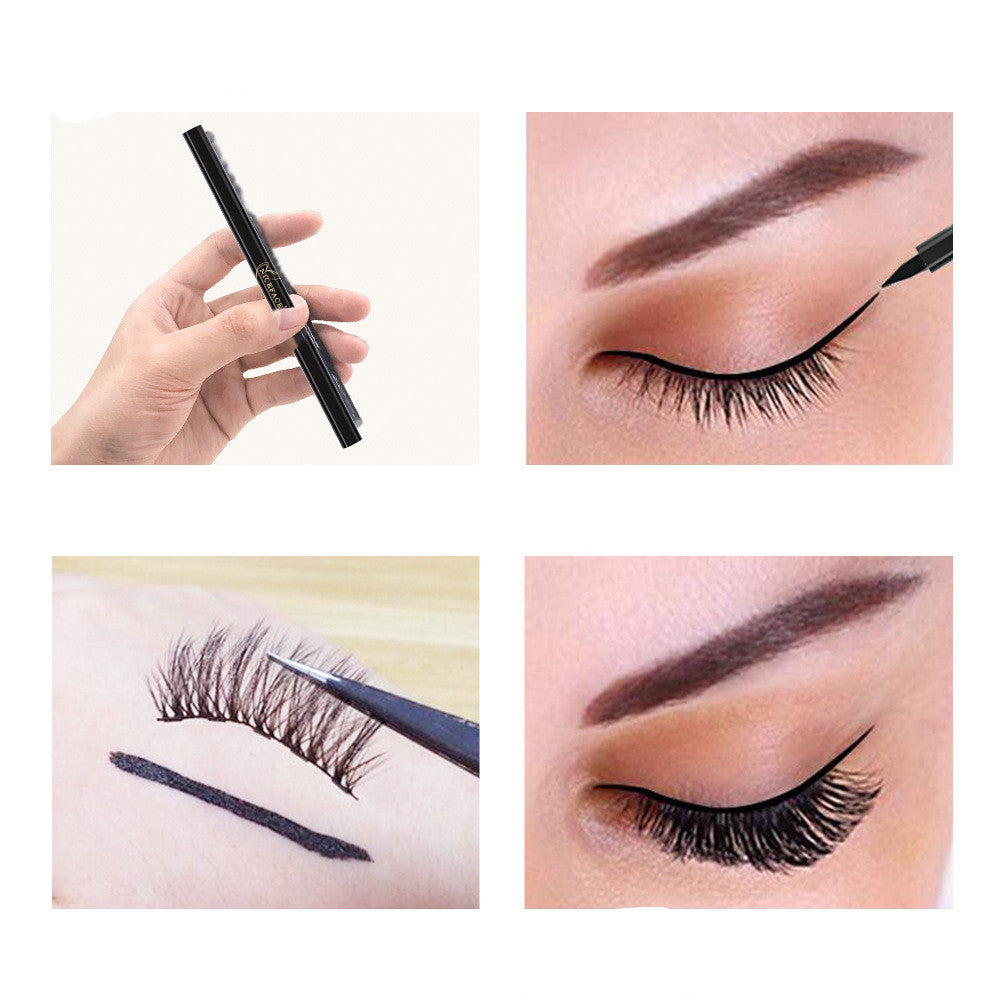 JMT-250314 3-in-1 Self-Adhesive Eyeliner Pen - Black, 10.28g, Convenient and Easy to Use