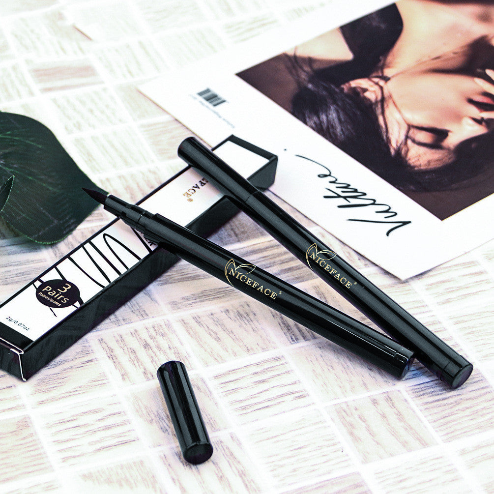 JMT-250314 3-in-1 Self-Adhesive Eyeliner Pen - Black, 10.28g, Convenient and Easy to Use