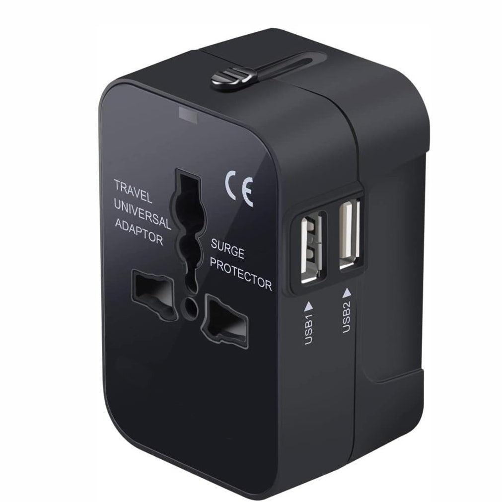 JMT-250570 Universal Worldwide Travel Adapter Wall Charger with AC Power Plug