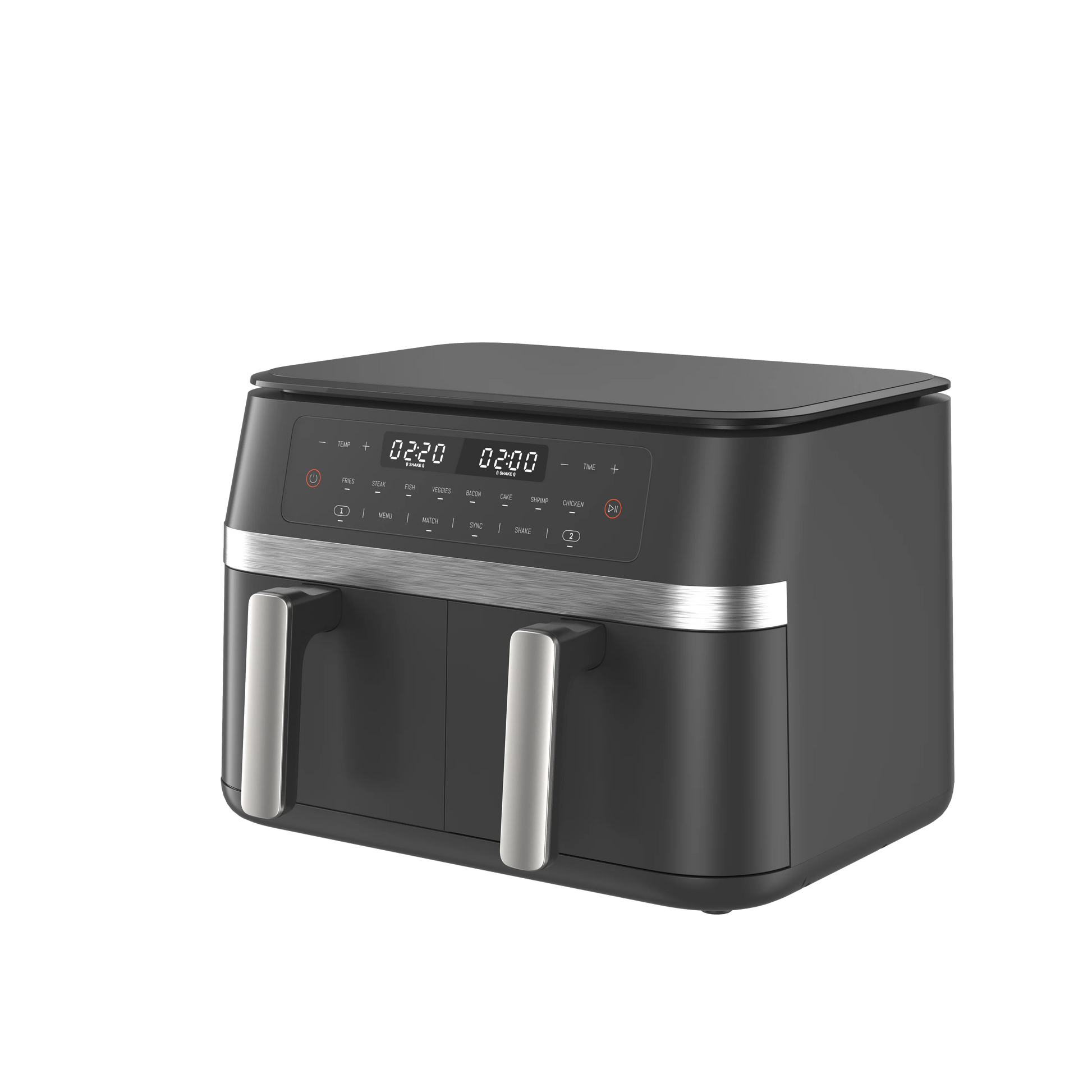 JMT-250634 11L Dual Air Fryer - Smart Electric Digital Nonstick Kitchen Appliance for Easy Cooking