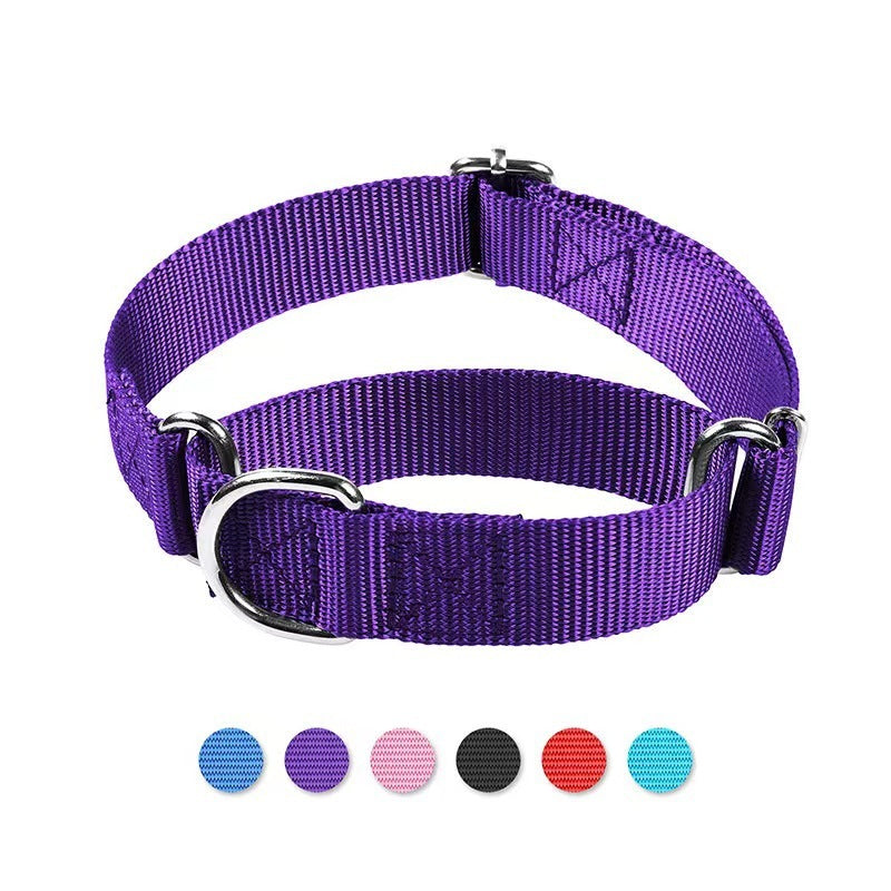 JMT-250698 Adjustable Nylon Dog Harness and Pet Collar with Hand Holding Rope - Multiple Colors Available
