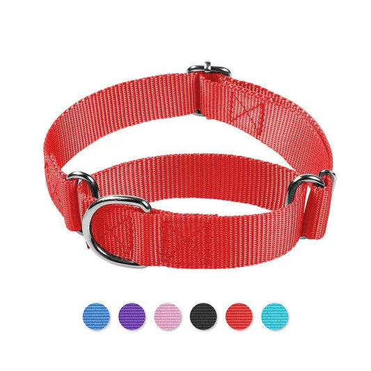 JMT-250698 Adjustable Nylon Dog Harness and Pet Collar with Hand Holding Rope - Multiple Colors Available