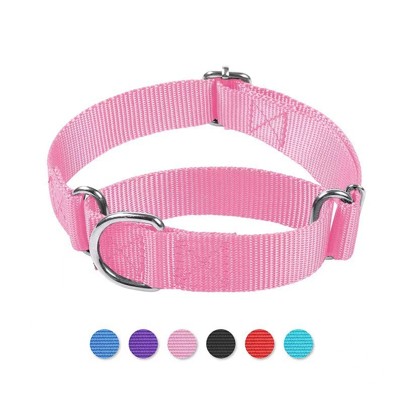 JMT-250698 Adjustable Nylon Dog Harness and Pet Collar with Hand Holding Rope - Multiple Colors Available