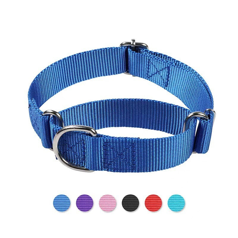 JMT-250698 Adjustable Nylon Dog Harness and Pet Collar with Hand Holding Rope - Multiple Colors Available