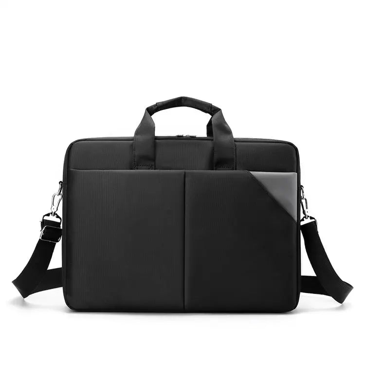 JMT-250698 Large Capacity Waterproof Laptop Tote Bag for 14 Inch Computers - Portable Black Case