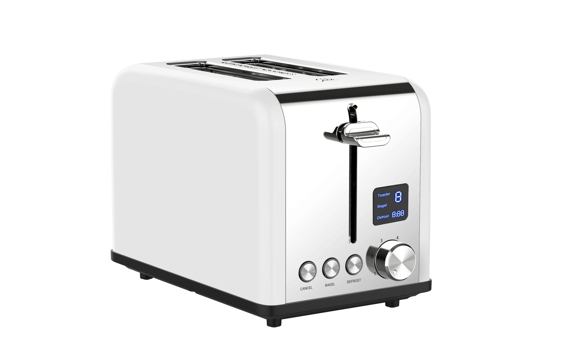 JMT-250826 Toaster 2 Slice Stainless Steel with LED Timer Display