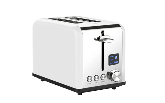 JMT-250826 Toaster 2 Slice Stainless Steel with LED Timer Display