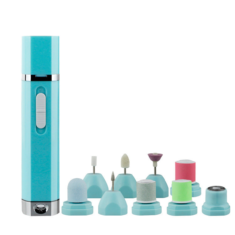 JMT-251338 9-in-1 Multifunctional Nail Polisher and Grooming Kit with Two-Speed Design