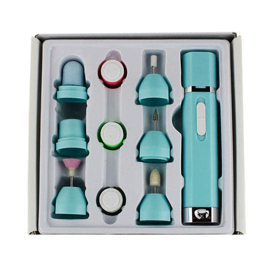 JMT-251338 9-in-1 Multifunctional Nail Polisher and Grooming Kit with Two-Speed Design