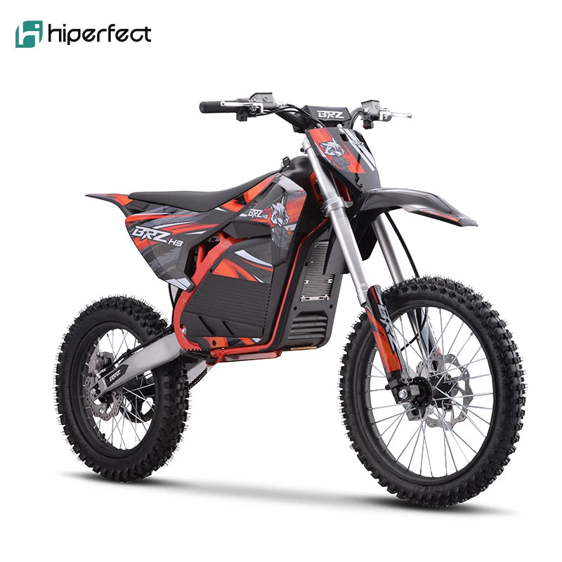 JMT-251786 Electric Dirt Bike 5000W 72V 30Ah Off-Road Racing Pit Bike Moto Cross 19/16 Tyres with CE Approval , Top Speed 27.9 mph