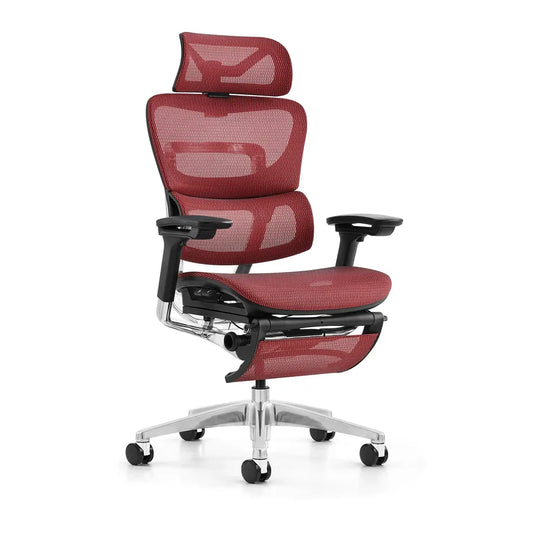 JMT-251786 Ergonomic High Back Office Chair with Adjustable Headrest and Nylon Mesh Fabric Design