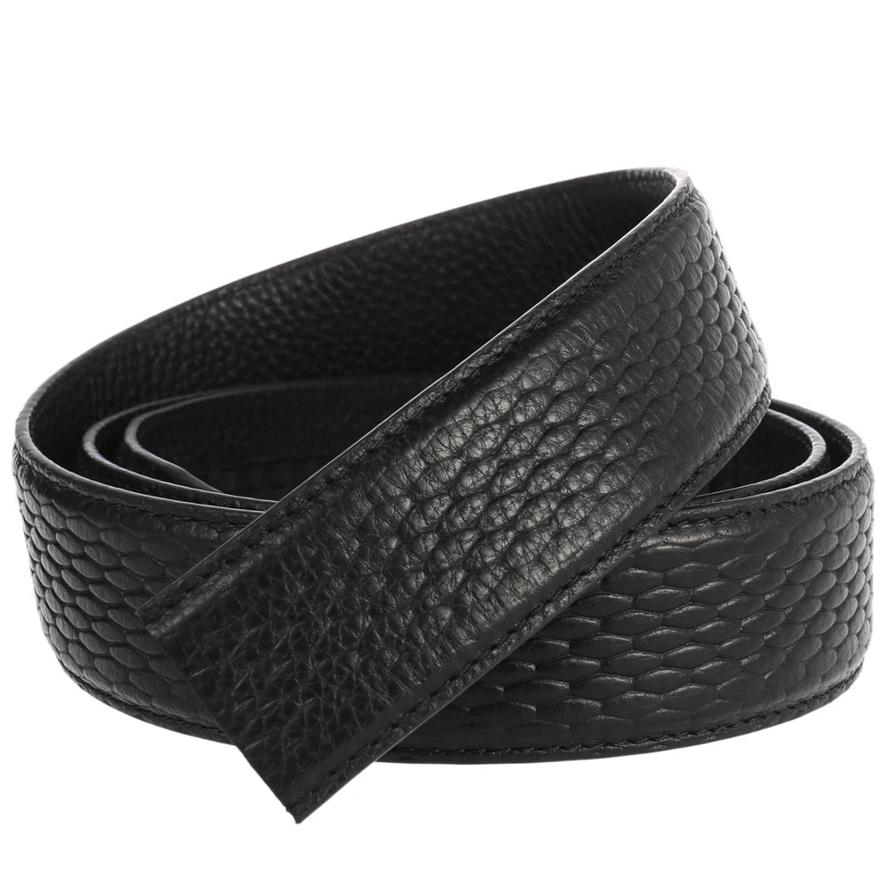 JMT-251786 Reversible Cowhide Leather Business Belt for Men