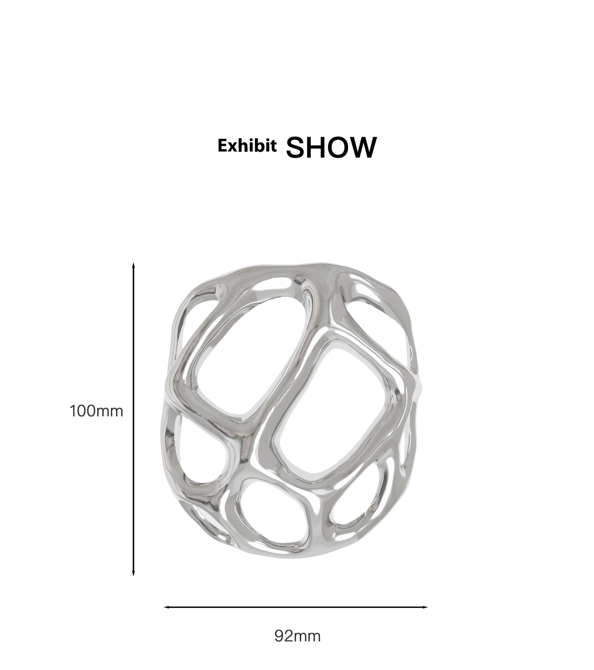 JMT-251850 3D Printed Semi-Transparent Hard Case for Apple AirPods Max - Resin Design