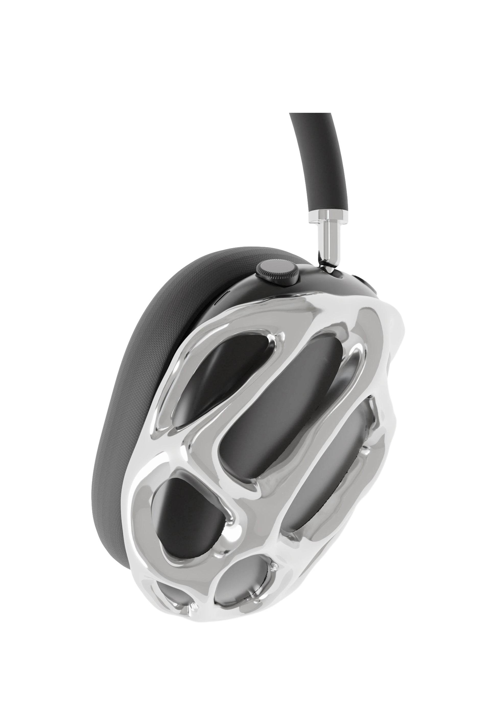 JMT-251850 3D Printed Semi-Transparent Hard Case for Apple AirPods Max - Resin Design