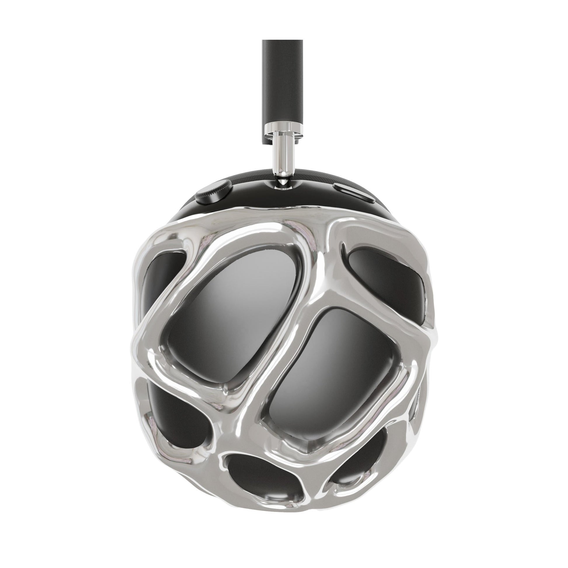 JMT-251850 3D Printed Semi-Transparent Hard Case for Apple AirPods Max - Resin Design