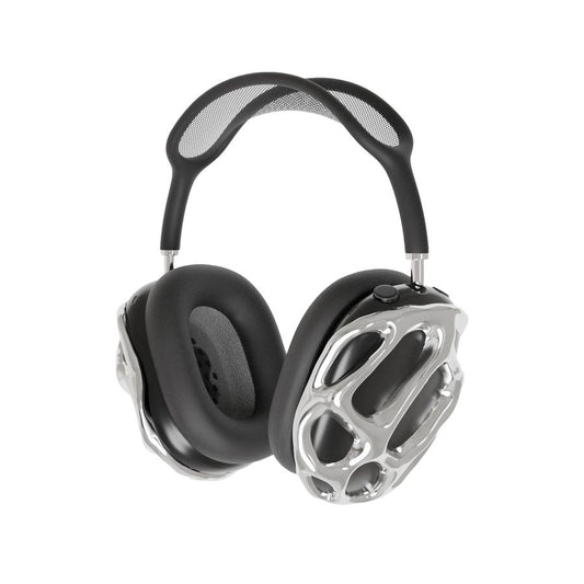 JMT-251850 3D Printed Semi-Transparent Hard Case for Apple AirPods Max - Resin Design