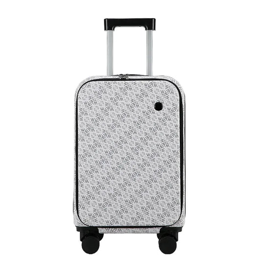 JMT-251914 Vintage Mini Suitcase Party Favour – Small Carry-On Luggage with Cup Holder