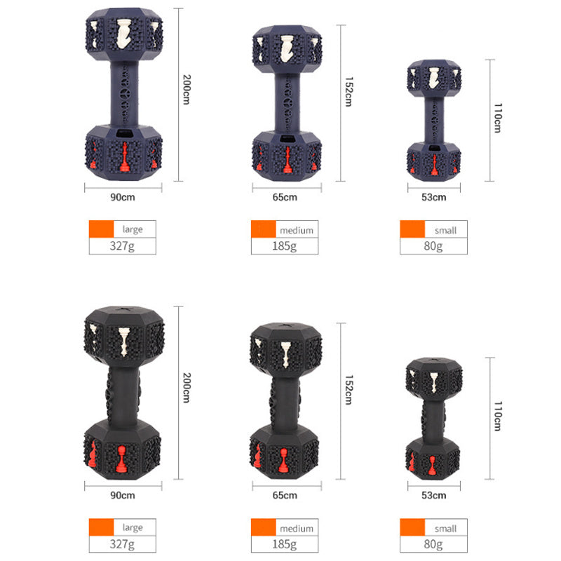 JMT-252170 Durable Food-Grade Rubber Dog Chew Toy with 3D Particles for Dental Health - Suitable for Medium to Large Dogs