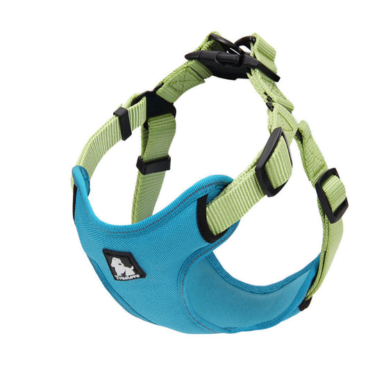 JMT-252362 Reflective Nylon Oxford Adjustable Dog Chest Strap in Multiple Colors