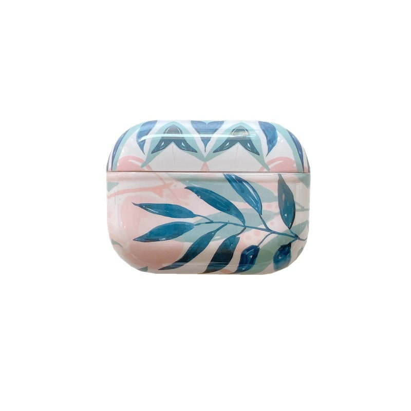 JMT-252362 Tropical Leaf Soft TPU Earphone Case for AirPods 1st/2nd Gen & Pro