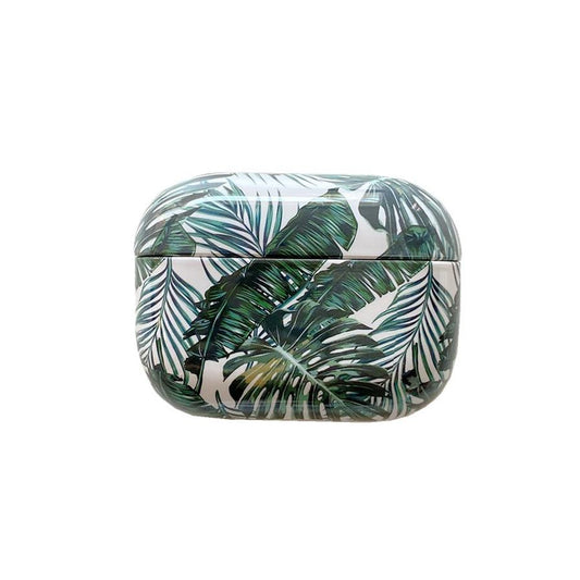 JMT-252362 Tropical Leaf Soft TPU Earphone Case for AirPods 1st/2nd Gen & Pro