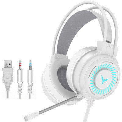 JMT-252362 Wired 7.1 Channel Gaming Headphones with Noise-Cancelling Microphone for PC and Notebook