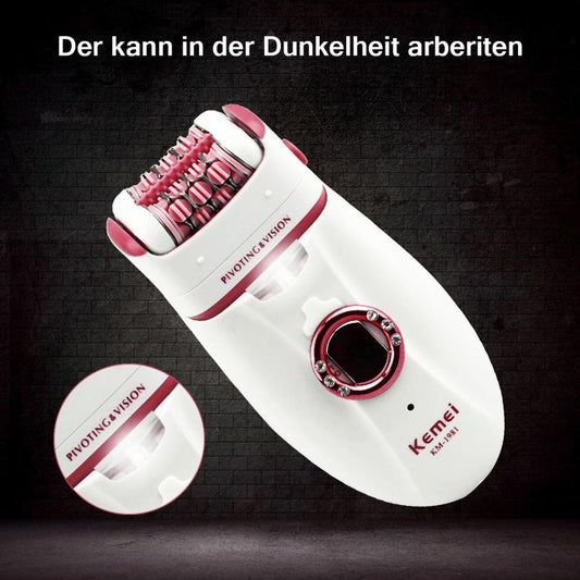 JMT-252426 Electric Lady Epilator KM-2668 for Underarm and Heel Hair Removal, Corded Use