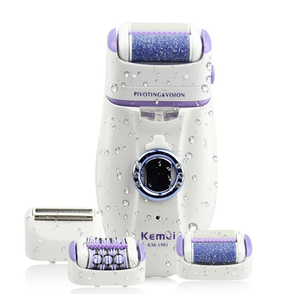 JMT-252426 Electric Lady Epilator KM-2668 for Underarm and Heel Hair Removal, Corded Use