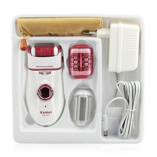JMT-252426 Electric Lady Epilator KM-2668 for Underarm and Heel Hair Removal, Corded Use