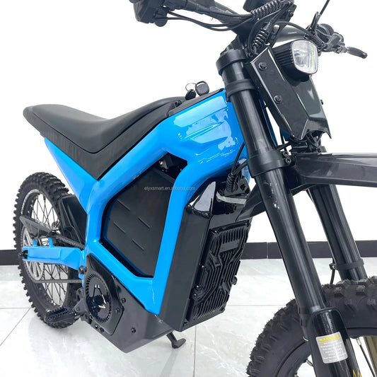 JMT-252938 6000W 96V Electric Dirt Bike - Off-Road Adult Dirt Bike Enduro and Dirt Jump Design , Top Speed 27.9 mph