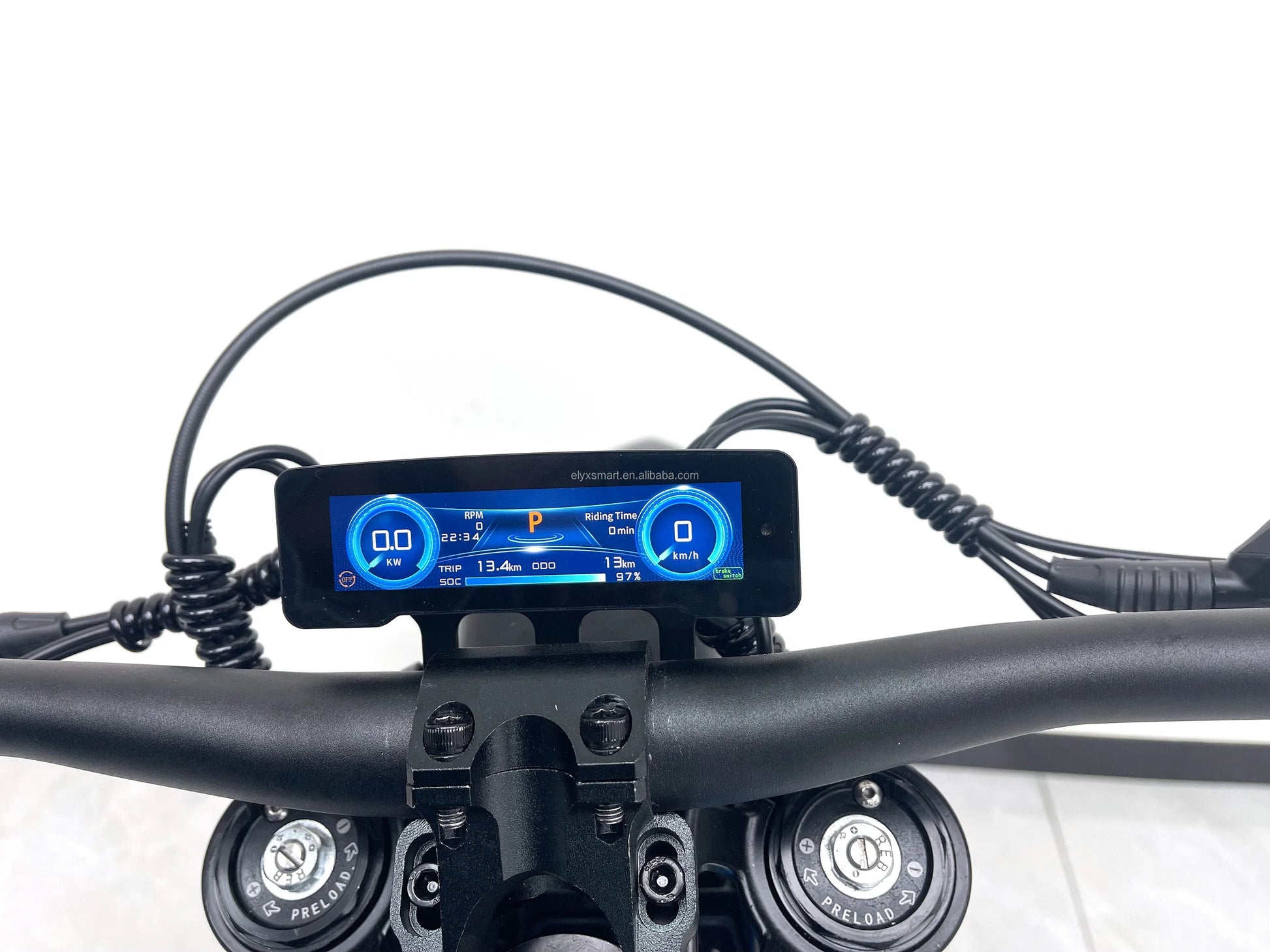 JMT-252938 6000W 96V Electric Dirt Bike - Off-Road Adult Dirt Bike Enduro and Dirt Jump Design , Top Speed 27.9 mph