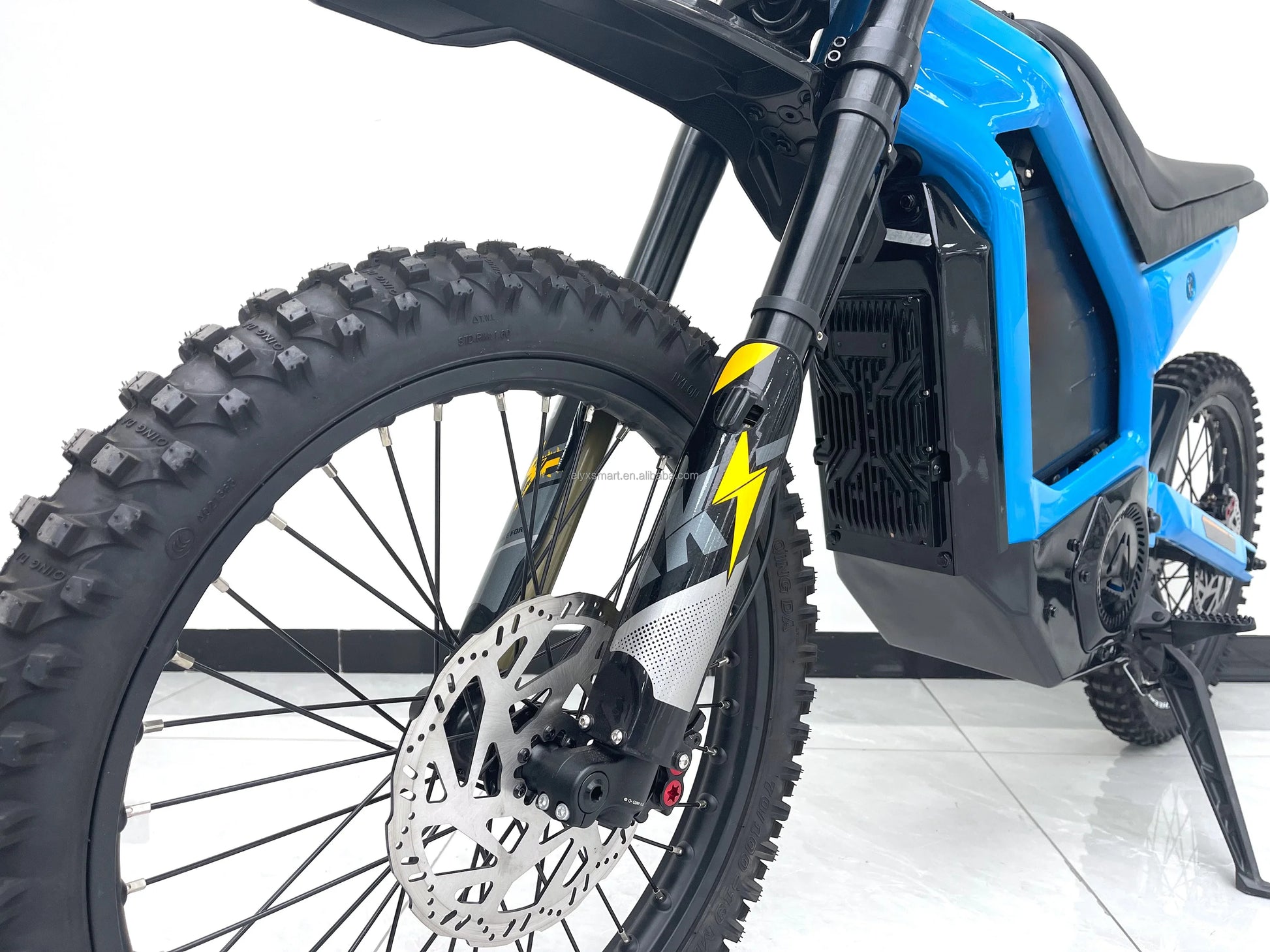 JMT-252938 6000W 96V Electric Dirt Bike - Off-Road Adult Dirt Bike Enduro and Dirt Jump Design , Top Speed 27.9 mph