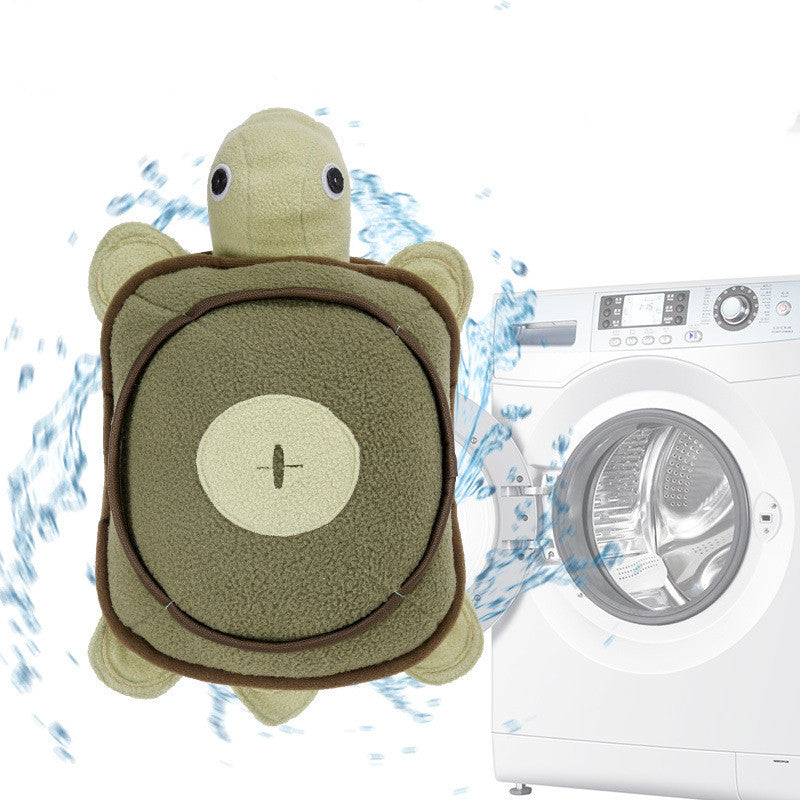 JMT-253002 Interactive Dog Tortoise Plush Toy for Training and Smelling - 22x40x10CM, Green Polar Fleece and Cotton