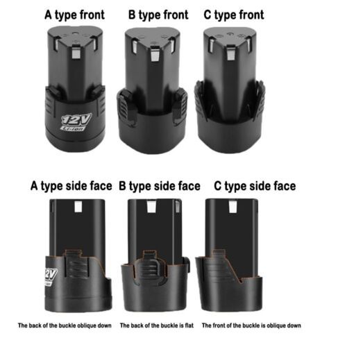 JMT-253514 12V Universal Rechargeable Lithium Battery for Electric Tools and Screwdrivers, 1300mAh/1500mAh Capacity