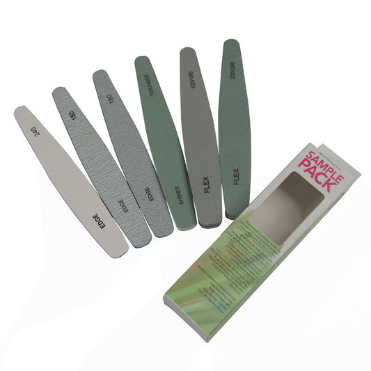 JMT-253642 6-Piece Nail File Set with Polishing Blocks and Strips for Manicure and Nail Art