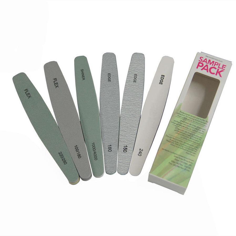 JMT-253642 6-Piece Nail File Set with Polishing Blocks and Strips for Manicure and Nail Art