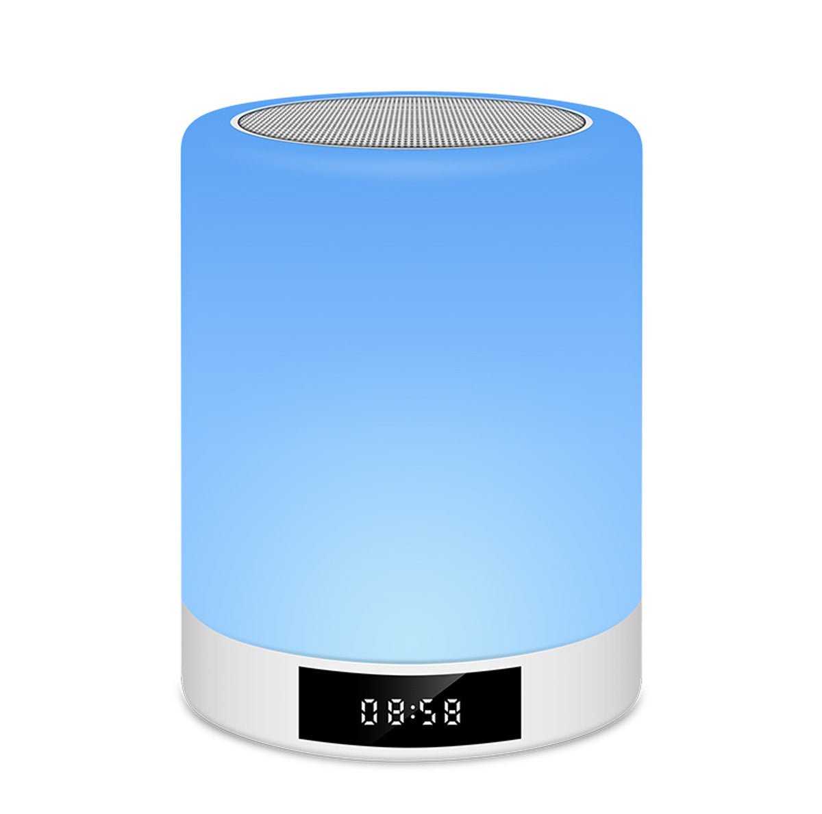 JMT-254154 Rechargeable Bluetooth Speaker with USB Night Light and Alarm Clock Function