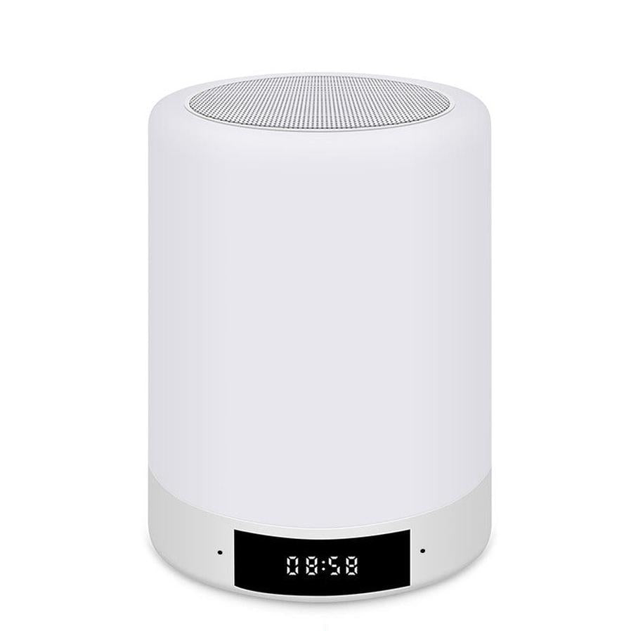 JMT-254154 Rechargeable Bluetooth Speaker with USB Night Light and Alarm Clock Function