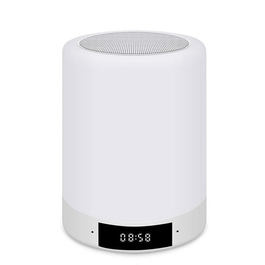 JMT-254154 Rechargeable Bluetooth Speaker with USB Night Light and Alarm Clock Function