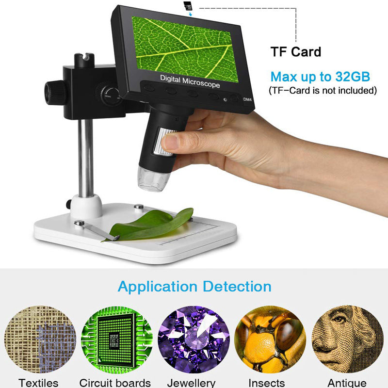 JMT-254154 USB Digital Microscope with 720P Video Resolution and 500-1000x Magnification