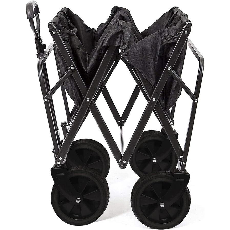 JMT-254218 Heavy Duty Foldable Camping and Garden Trolley Cart with Wheels